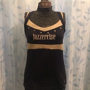 Jazzercise Athletic Top with built-in shelf bra